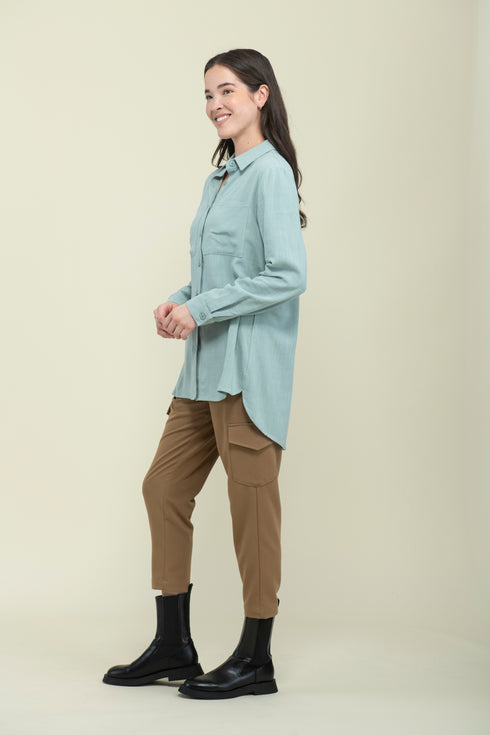 Blaine-Oversize Button-up